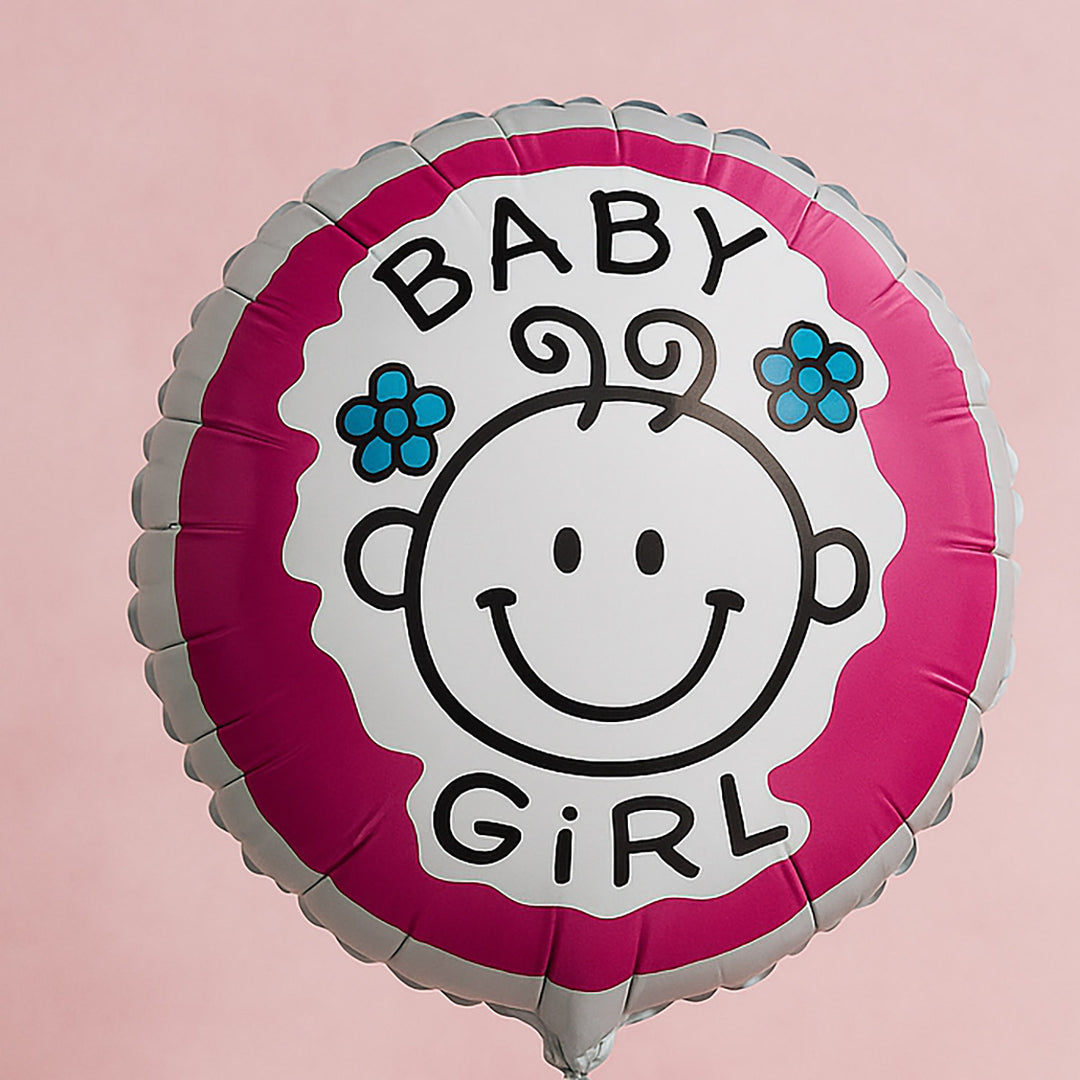 بالون فويل 'إنها فتاة' الرائع - مثالي لحفلات استقبال المولود