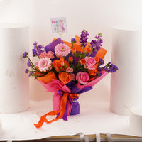 Joyful New Beginnings: Vibrant Floral Celebration