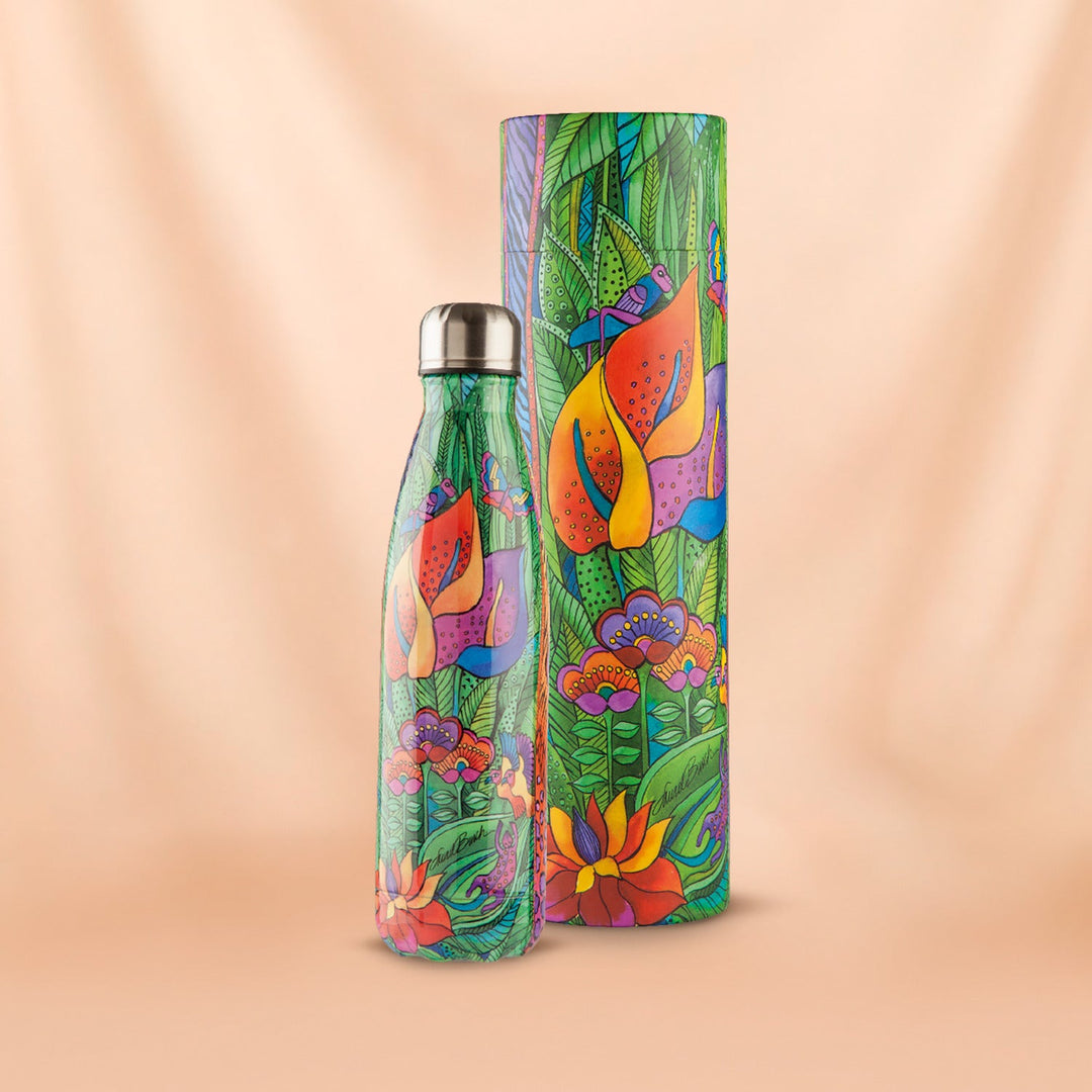 Jungle Songs Eco-Friendly Water Bottle 500ml | Vibrant Orange Design