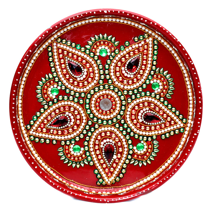 Exquisite Karwa Chauth Thali Set with Traditional Embellishments