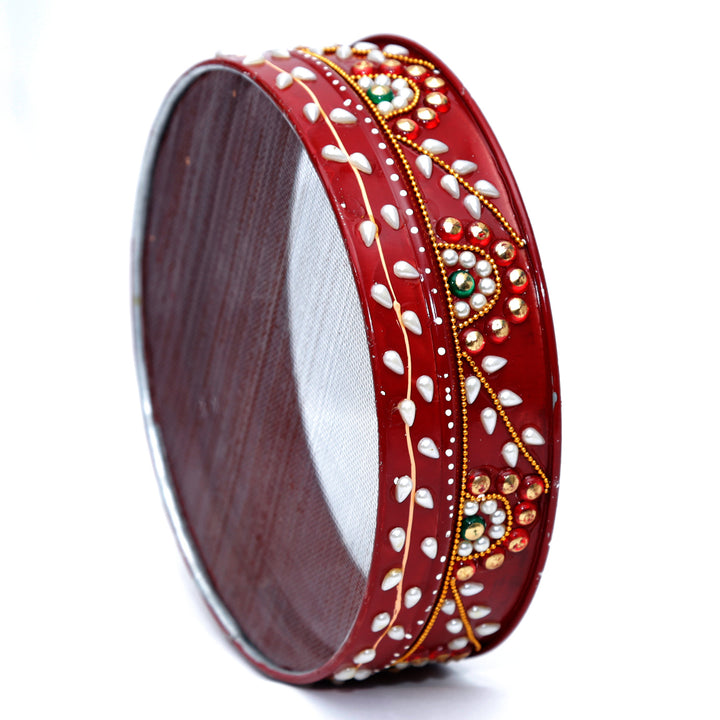 Exquisite Karwa Chauth Thali Set with Traditional Embellishments