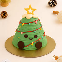 Kawaii Christmas Tree Cake