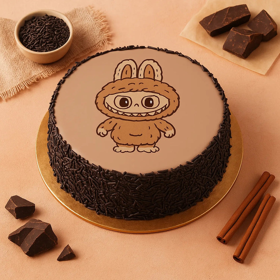 Delicious Labubu Chocolate Cake - Perfect for Celebrations