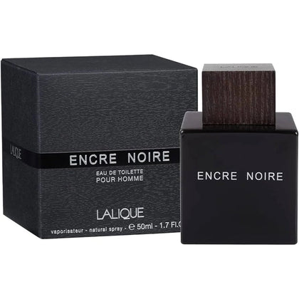 Lalique Encre Noire 100 ml Eau de Toilette for Men - Woody Aromatic Fragrance