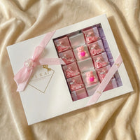 Welcome Baby Girl Gift Set: Pink Blooms & Delights