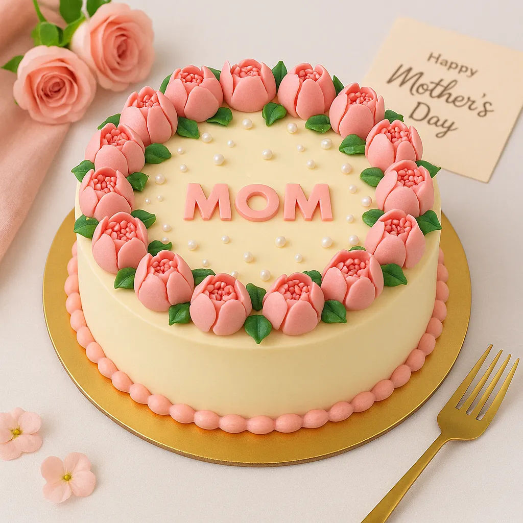 Delightful Red Velvet Cake for Mom - Perfect Mother's Day Treat