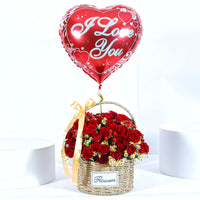 Love Roses Basket