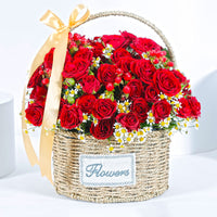 Love Roses Basket