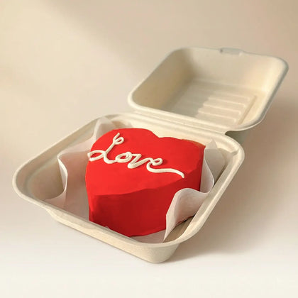 كيكة ريد فيلفيت بشكل قلب - 200 جرام من الحب