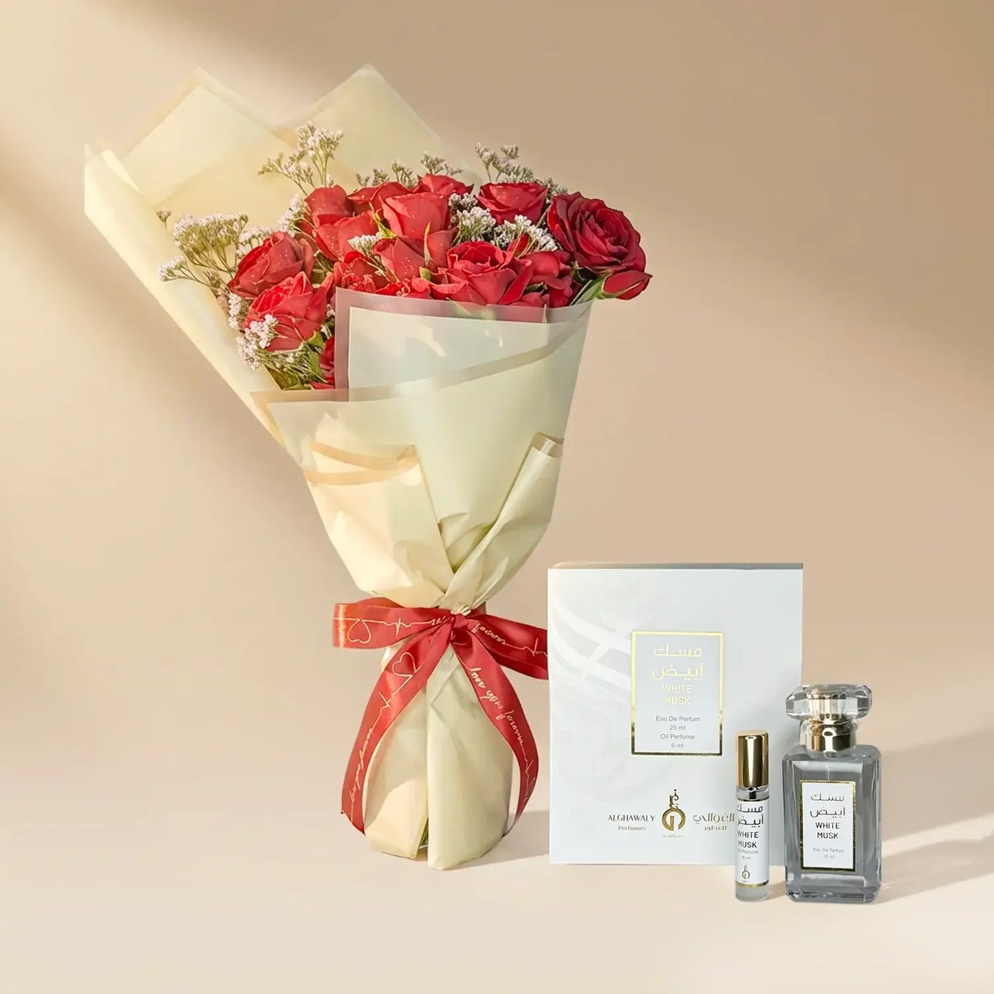 Love in Bloom Combo: Red Roses