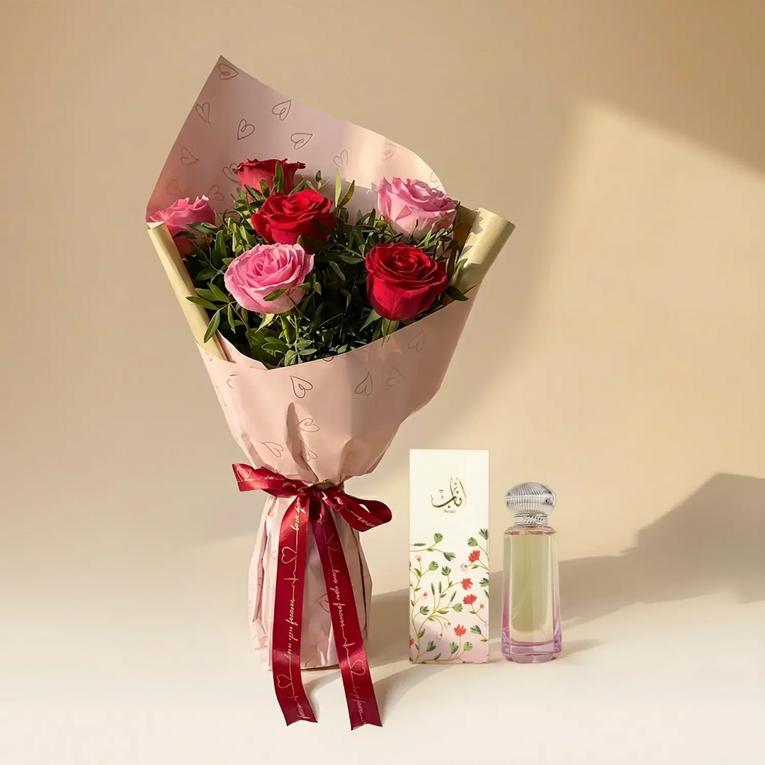 Elegance Unleashed: Roses & Unisex Perfume Gift Set