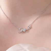 Love Sparkle Necklace | 925 Sterling Silver