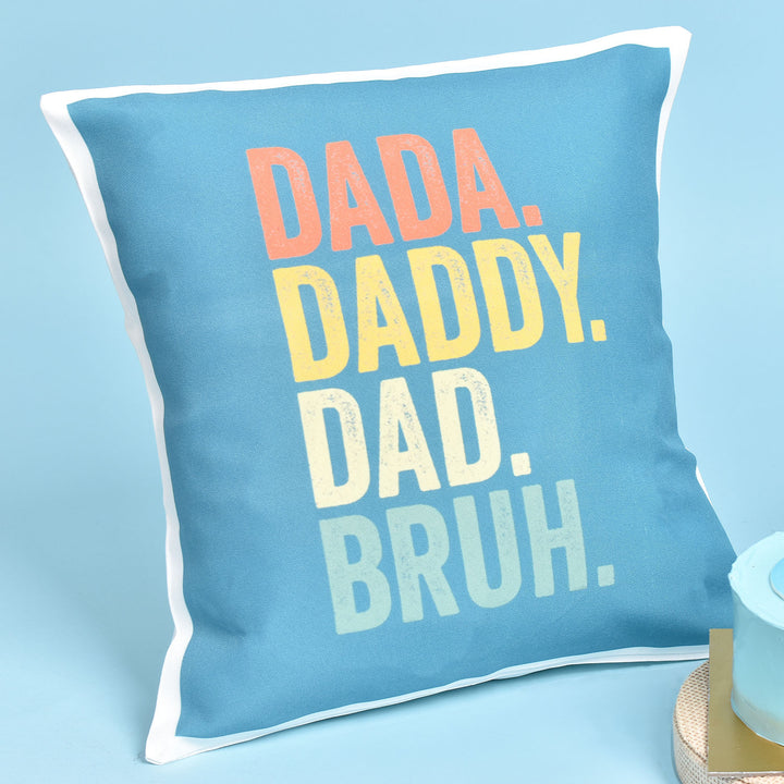 Ultimate Father's Day Gift Set: Cake, Mug, and Cushion