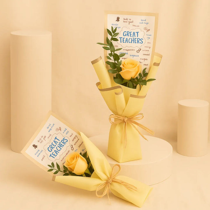 Lovely Bloom for Great Teacher | Set of 2