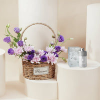 Lovely Flower Basket With Aurum Winter Perfume