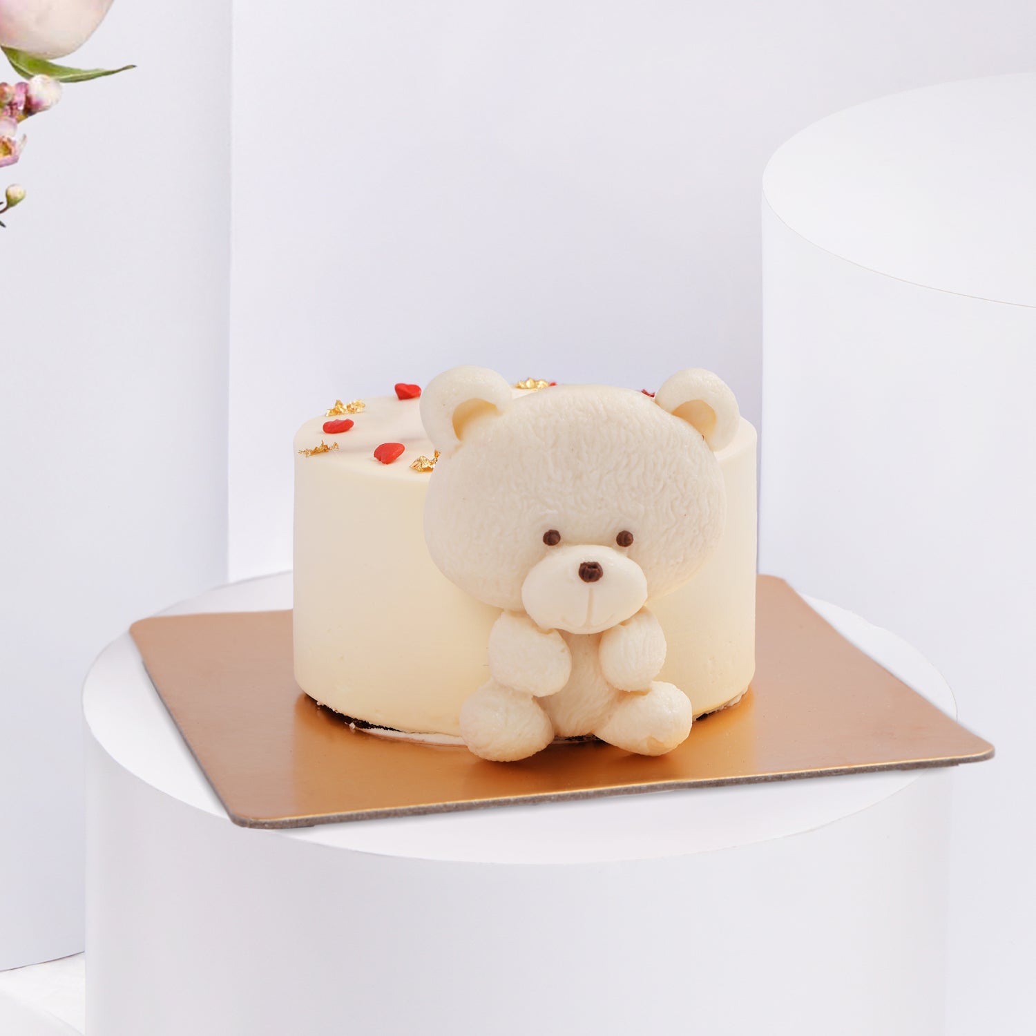 Lovers Bloom 8 Rose Bouquet | Chocolate Mono Cake 200gm