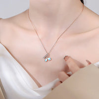 Luna Bloom Butterfly Necklace | 925 Sterling Silver by Signature