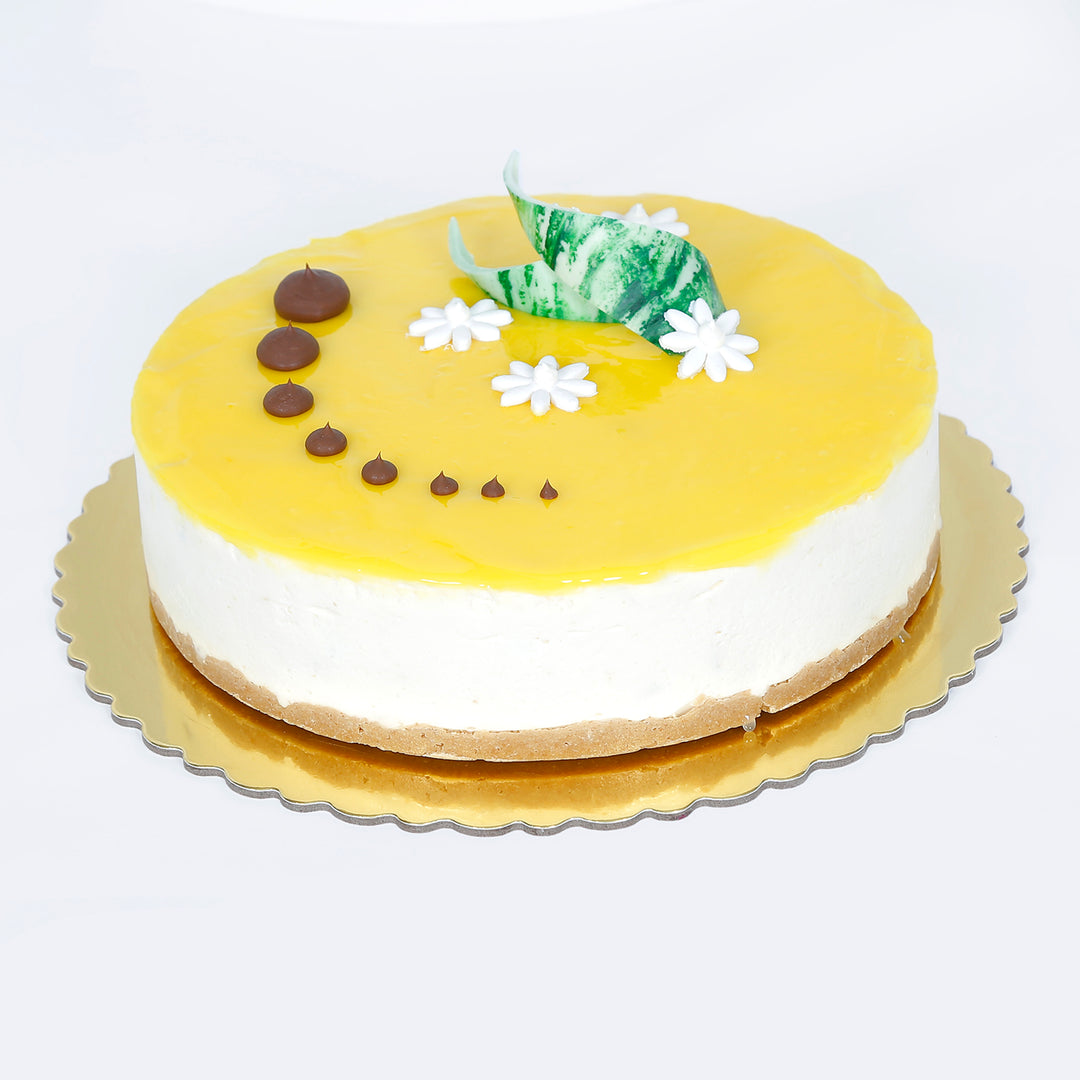 Exquisite Mango Cheesecake Delight - A Tropical Dessert Sensation