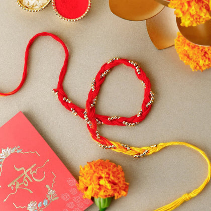 Mauli Rakhi Set of 2 With Almonds