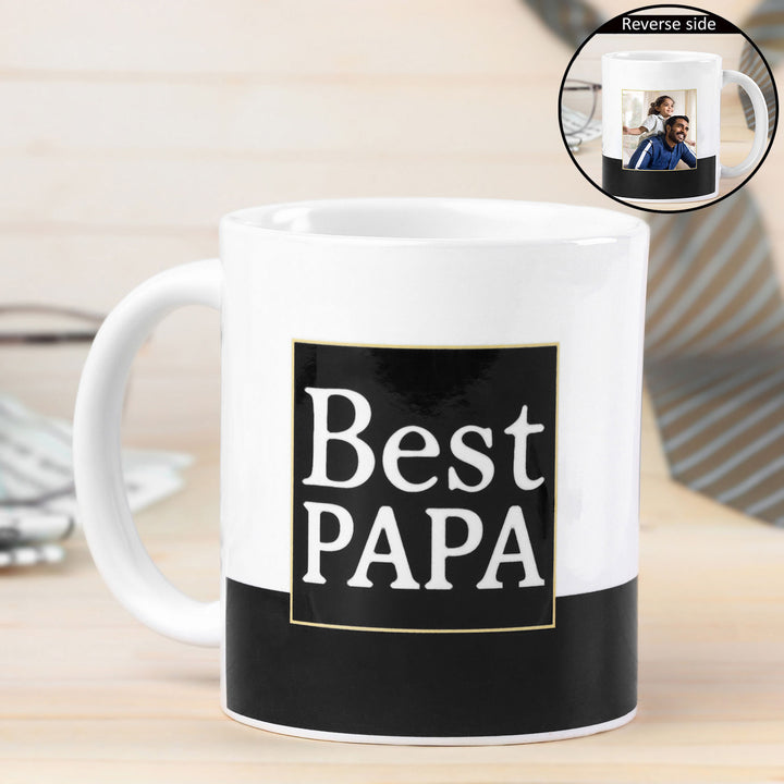 Best Papa Personalized Memory Mug - Gift for Dad