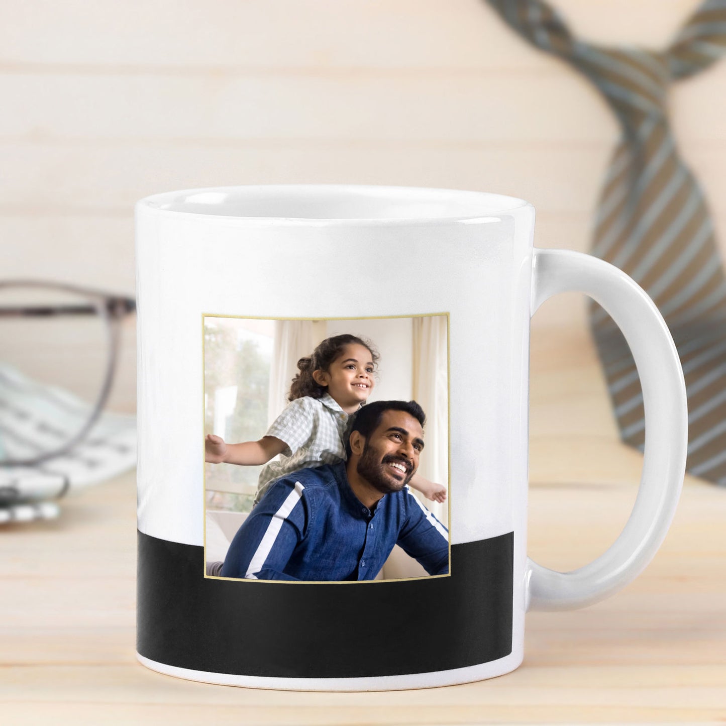 Best Papa Personalized Memory Mug - Gift for Dad
