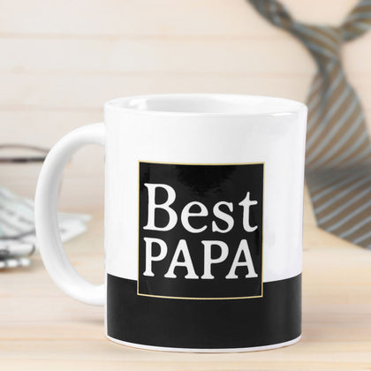 Best Papa Personalized Memory Mug - Gift for Dad