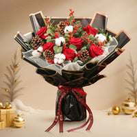 Merry Christmas Flowers Bliss Arrangement