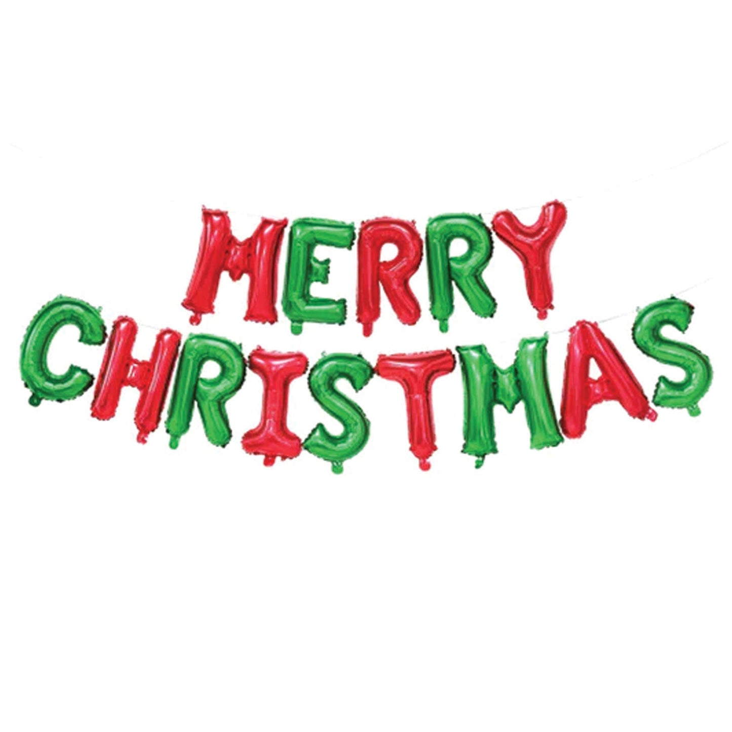 Merry Christmas Foil Balloon Banner