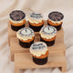 Celebrate New Year with Midnight Countdown Chocolate Cupcakes