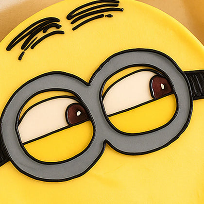Minion Face Mini Cake For Kids