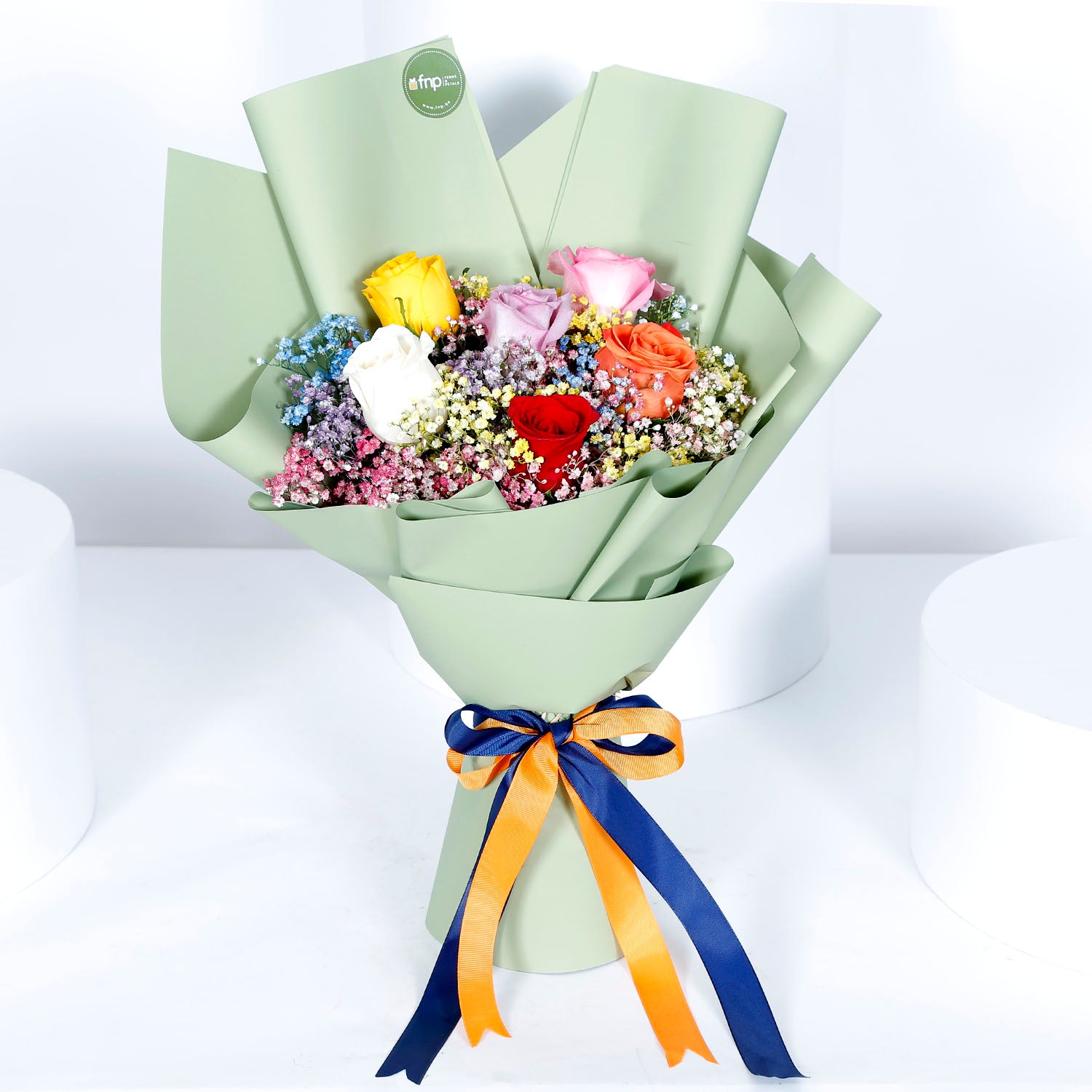 Mixed Color Roses Bouquet