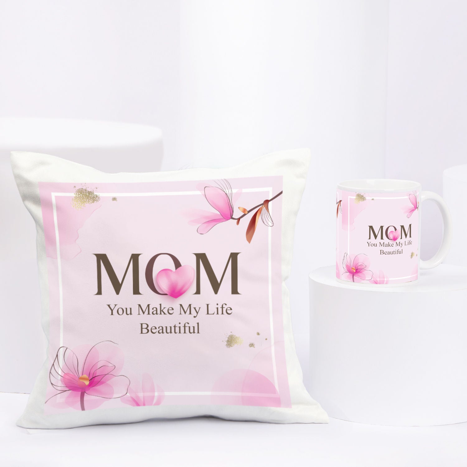 MOM is Life Cushion & Mug