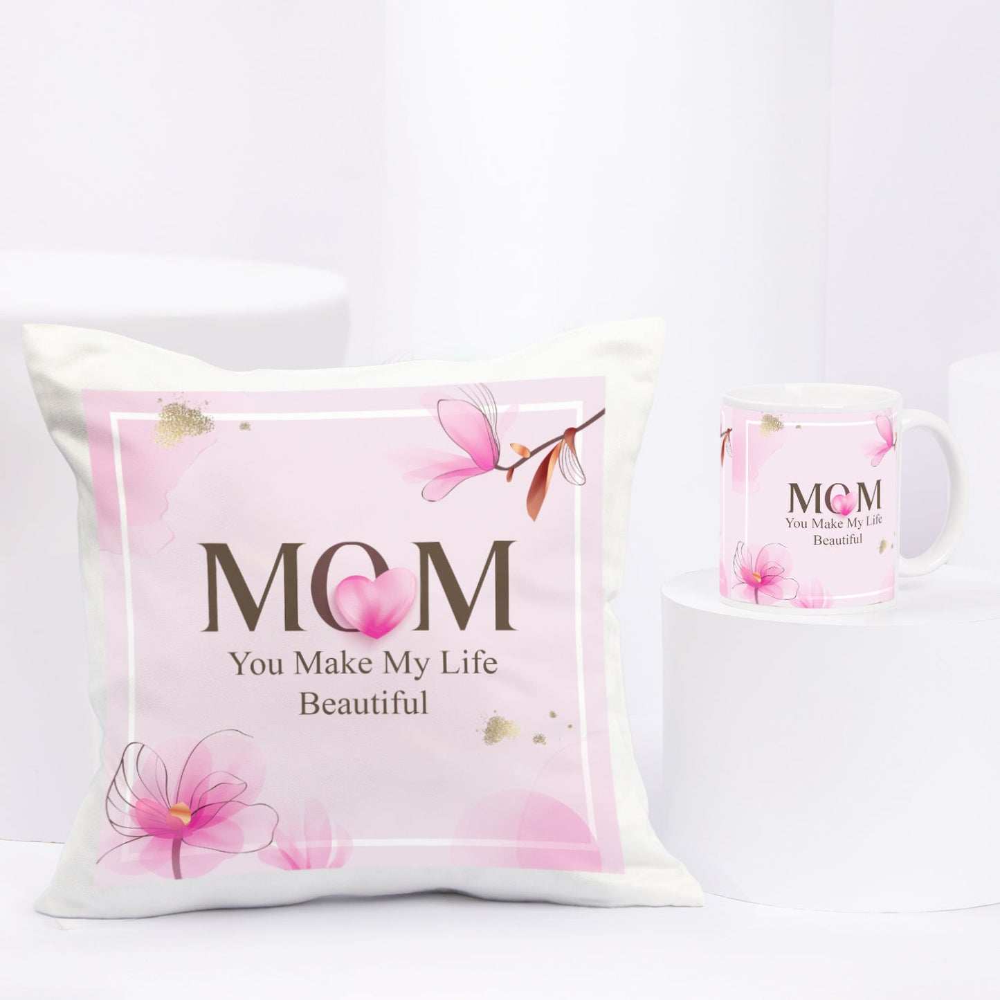 MOM is Life Cushion & Mug