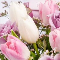 Mom Tender Love Rose And Tulips