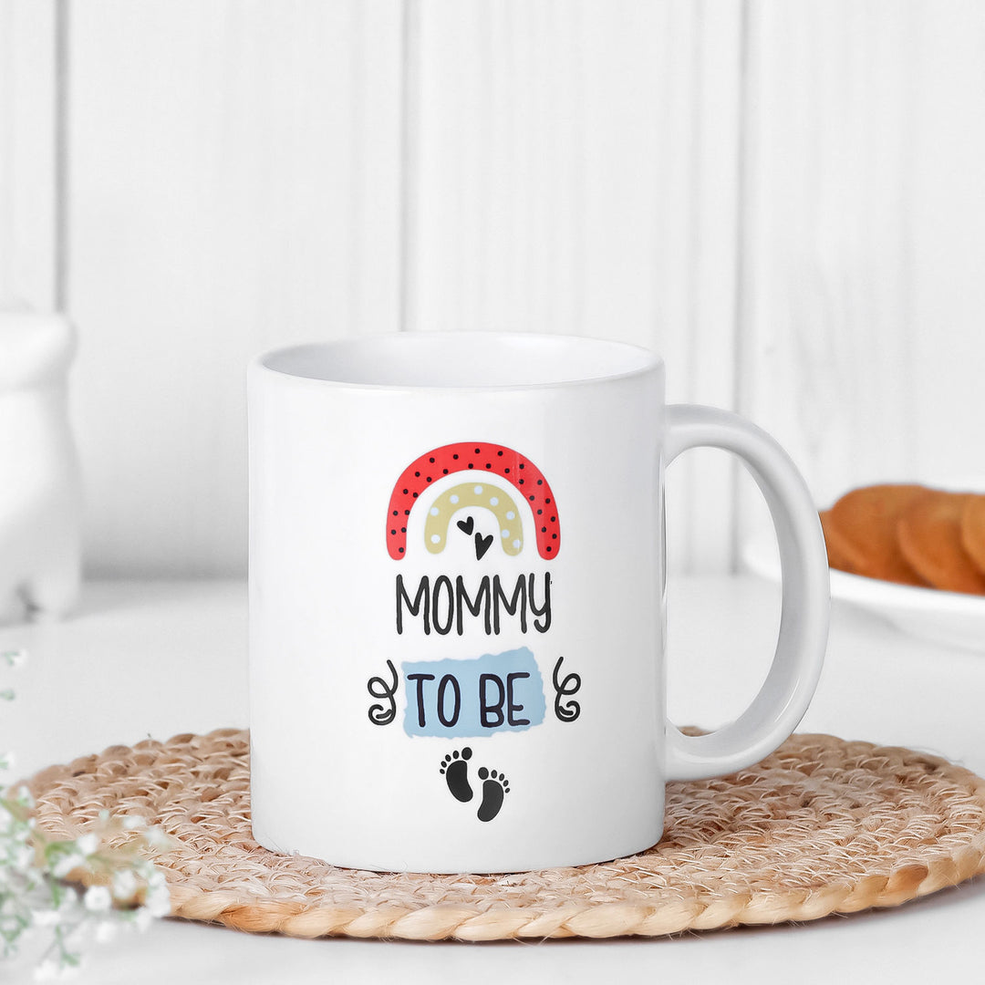كوب 'مامي تو بي' الخزفي الساحر - الهدية المثالية للأمهات المرتقبات