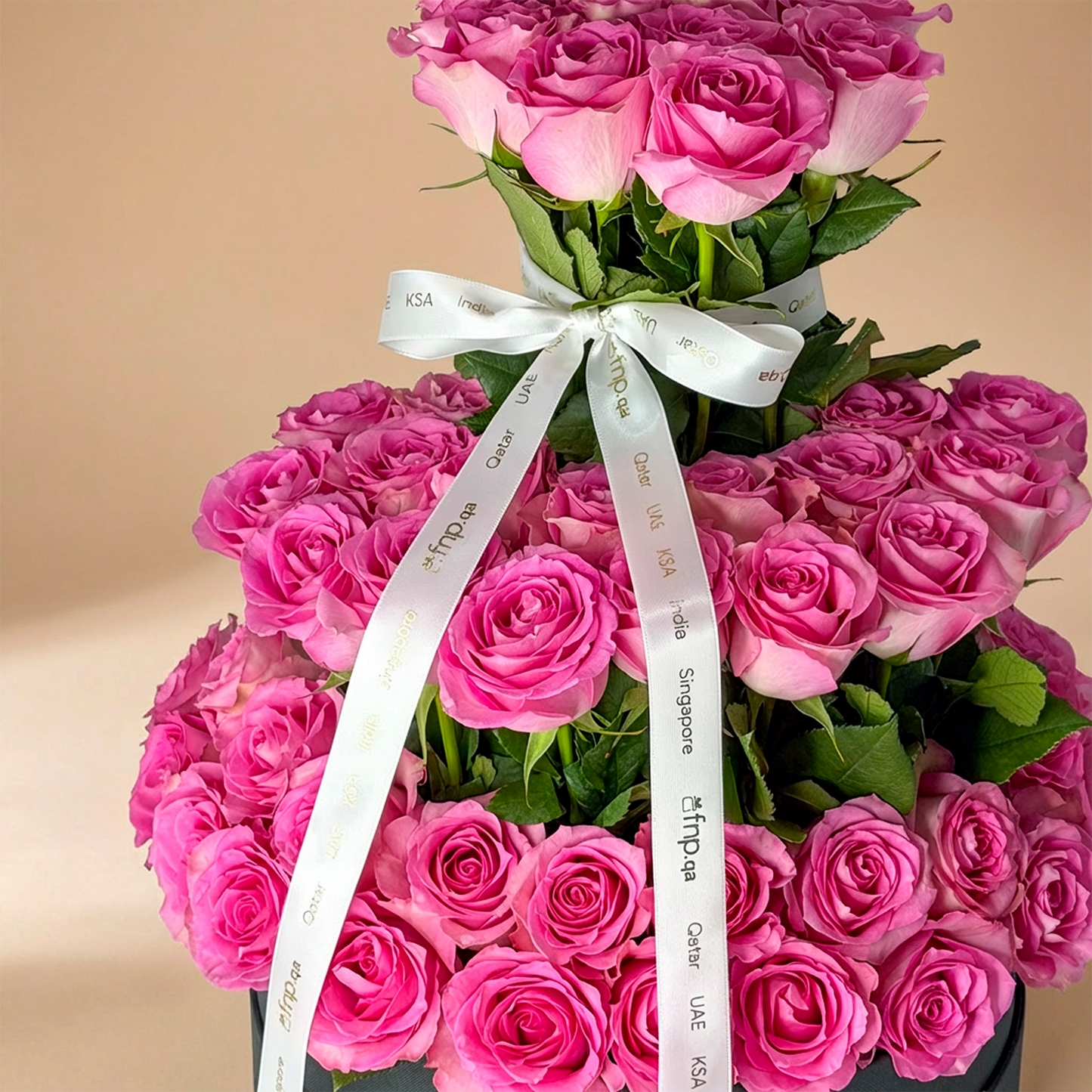 Luxurious Pink Rose Box for Mom