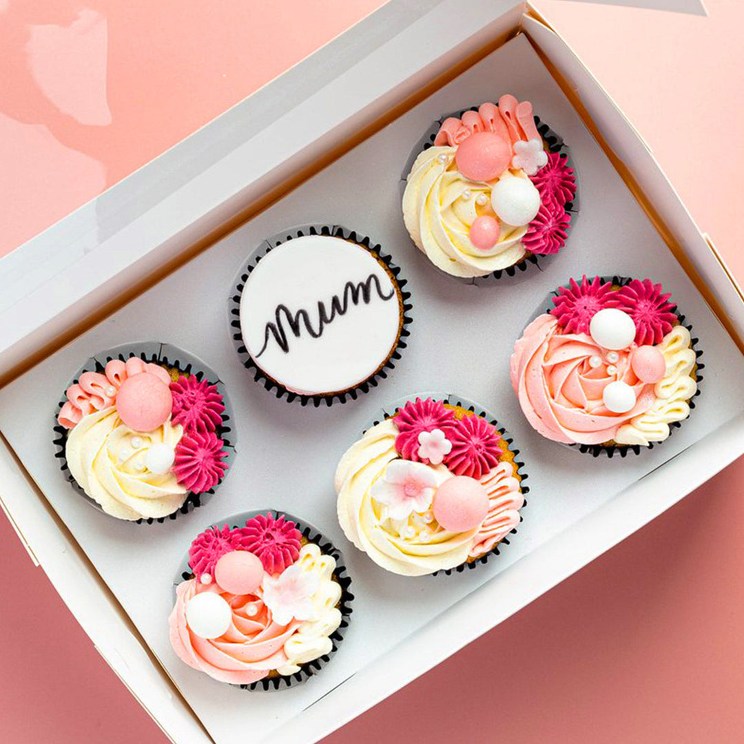 Delightful Mother's Day Red Velvet Cupcakes - Box of 6