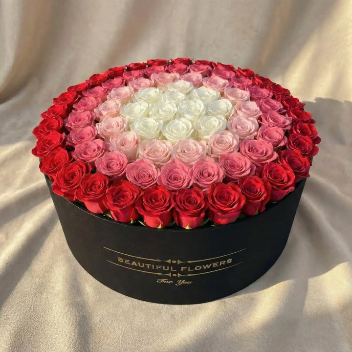 Exquisite Valentine's Rose Symphony