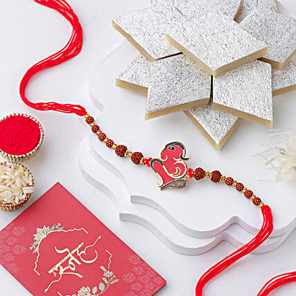 Mystic Om Essence Rakhi N Kaju Katli Delight