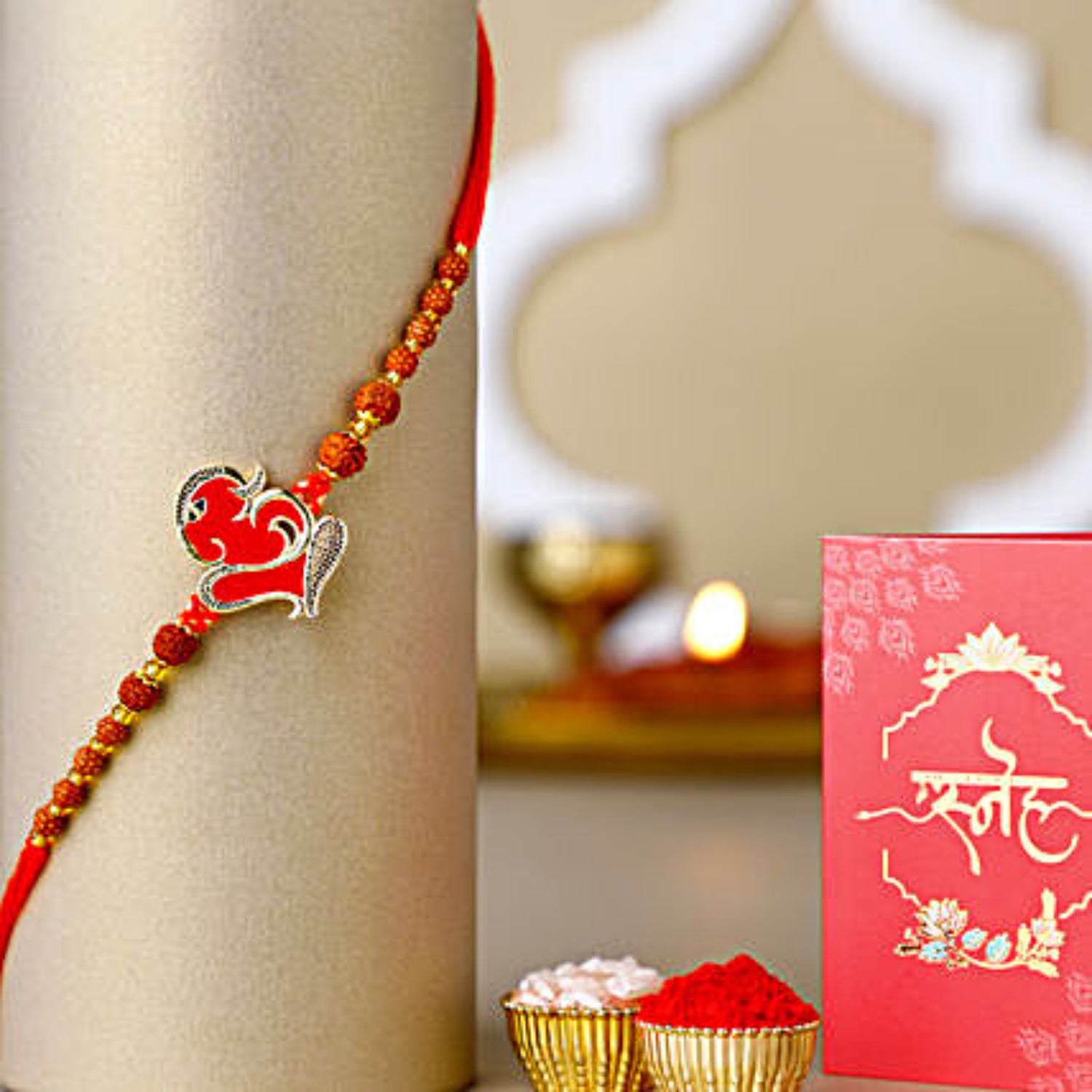 Mystic Om Essence Rakhi N Kaju Katli Delight