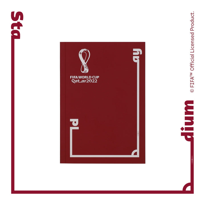 Maroon Student's Notebook - FIFA World Cup Qatar 2022 Edition