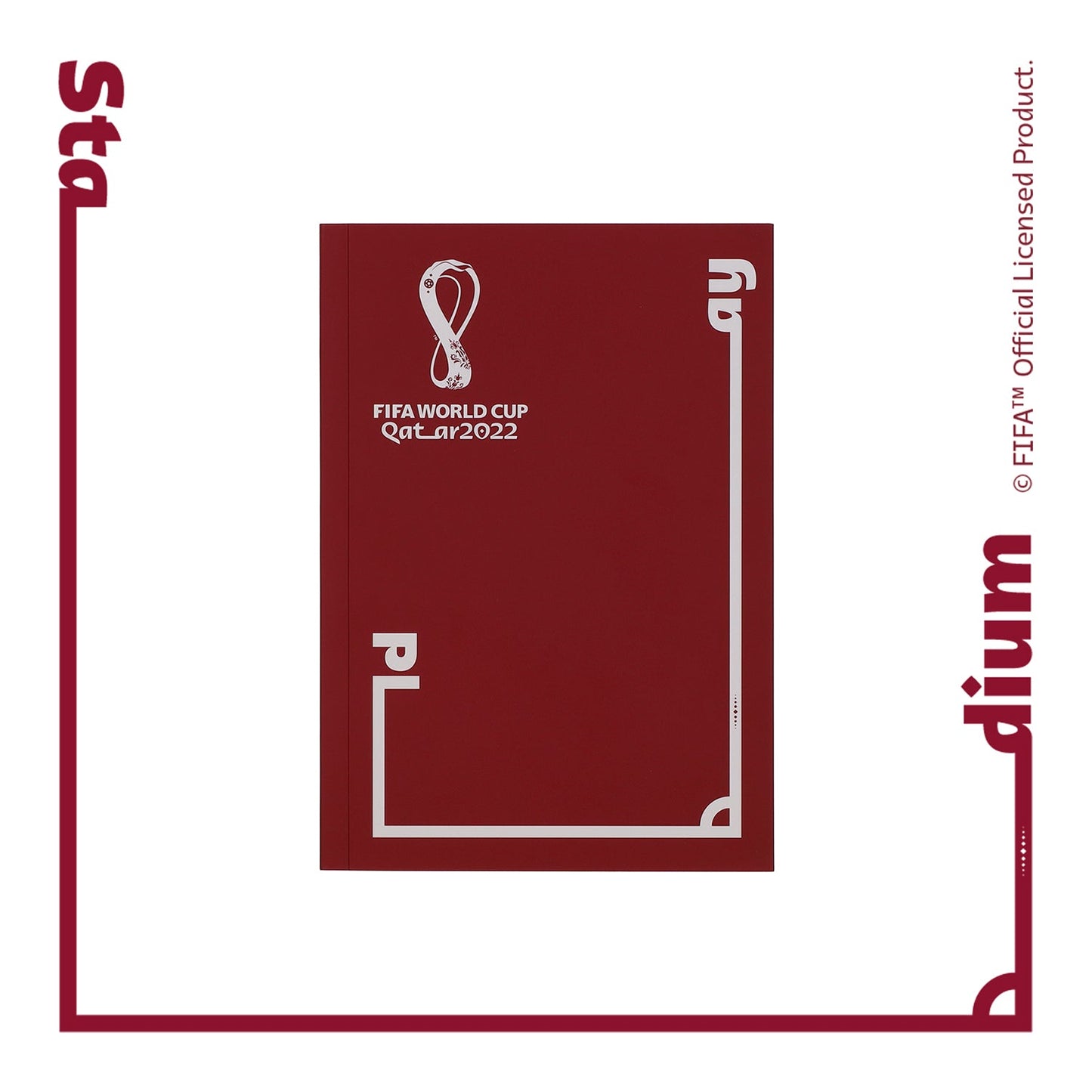 Maroon Student's Notebook - FIFA World Cup Qatar 2022 Edition