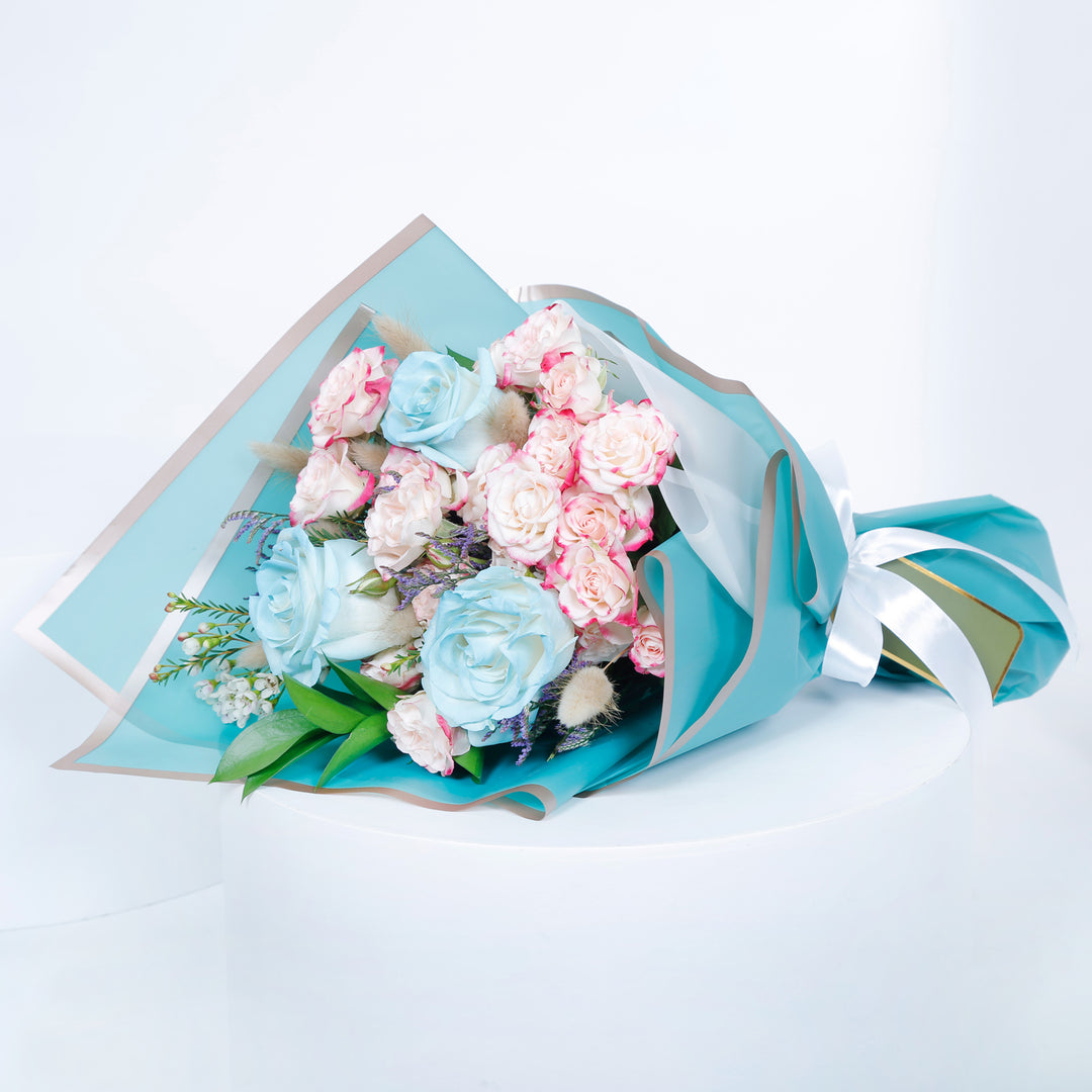 Ocean Breeze Bouquet - A Refreshing Floral Symphony