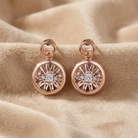 أقراط سيليستي أومنيا المميزة من الذهب الوردي عيار 18 والألماس