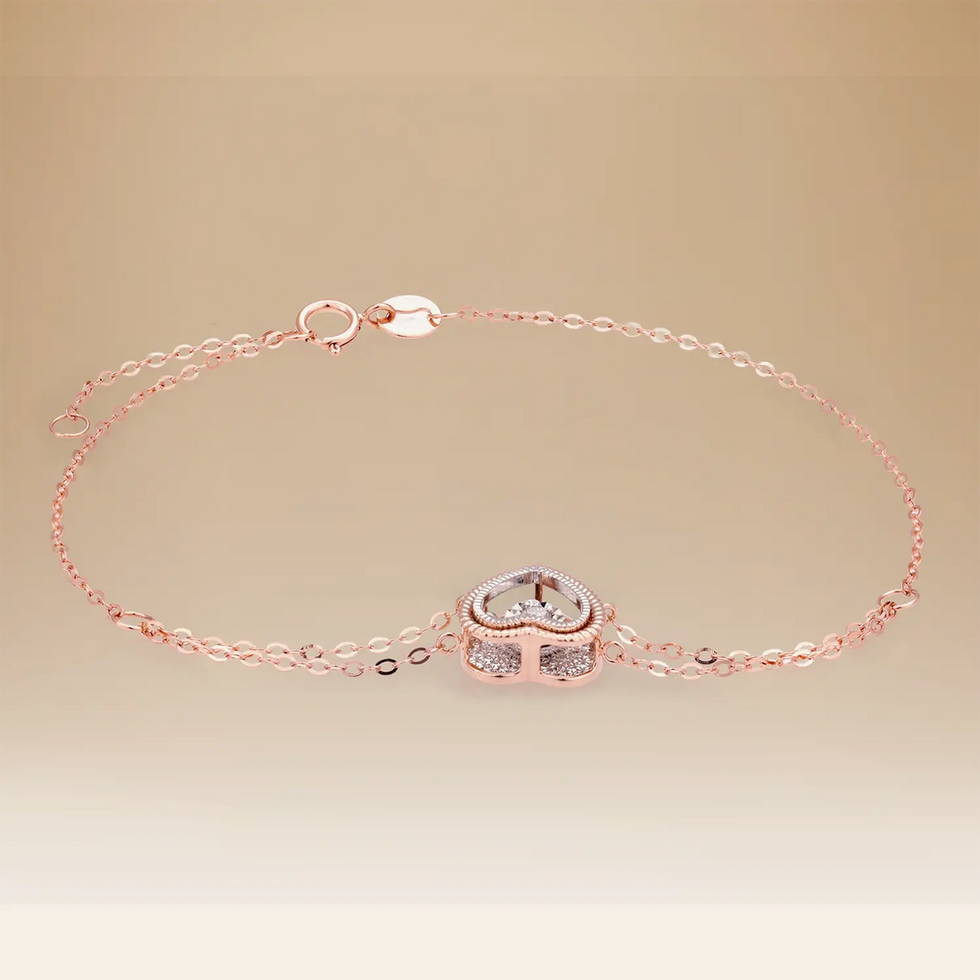 Omnia Eternal Glow Bracelet in 18K Rose Gold with Diamonds