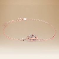 Omnia Eternal Glow Bracelet in 18K Rose Gold with Diamonds