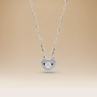 قلادة أومنيا هارت أور بتصميم من الذهب عيار 18 وماسة