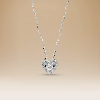 قلادة أومنيا هارت أور بتصميم من الذهب عيار 18 وماسة