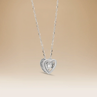 قلادة أومنيا هارت أور بتصميم من الذهب عيار 18 وماسة