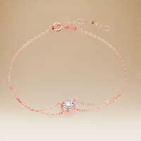 Omnia Radiance 18K Rose Gold & Diamond Bracelet